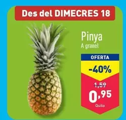 Oferta de Pinya  por 0,95€ en ALDI