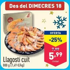 Oferta de Llagostí Cuit  por 5,99€ en ALDI