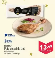 Oferta de Special - Pota De Xai De Llet por 13,49€ en ALDI