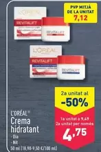 Oferta de L'Oréal - Crema Hidratant por 9,49€ en ALDI