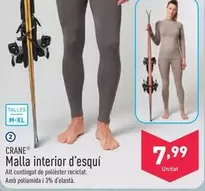 Oferta de Crane - Malla Interior D'Esquí por 7,99€ en ALDI