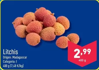 Oferta de Litchis por 2,99€ en ALDI