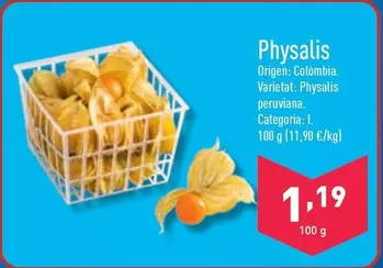 Oferta de Physalis por 1,19€ en ALDI