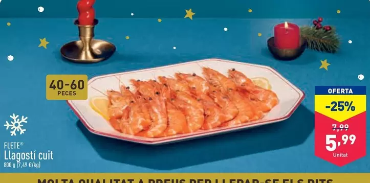 Oferta de Flete - Llagostí Cuit por 5,99€ en ALDI