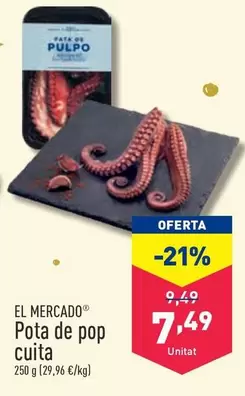 Oferta de Pulpo - Pota De Pop Cuita por 7,49€ en ALDI