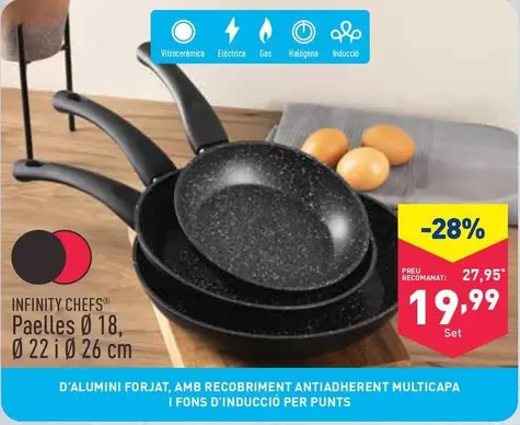 Oferta de Infinity - Paelles por 19,99€ en ALDI