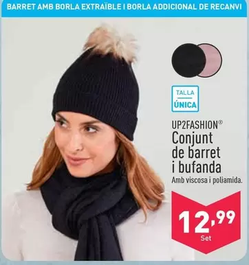 Oferta de Up2fashion - Conjunt De Barret I Bufanda por 12,99€ en ALDI