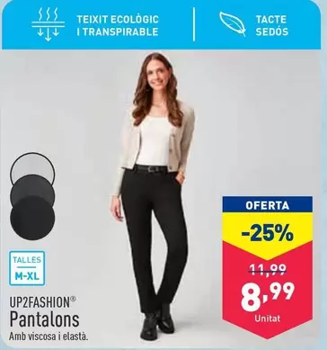 Oferta de Up2fashion - Pantalons por 8,99€ en ALDI