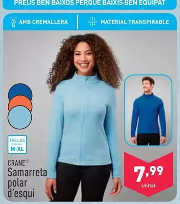 Oferta de Crane - Samarreta Poleta D'Esqui por 7,99€ en ALDI