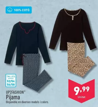 Oferta de Up2fashion - Pijama por 9,99€ en ALDI