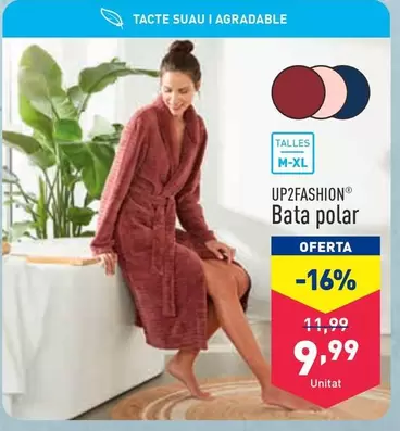 Oferta de Polar - Bata polar por 9,99€ en ALDI