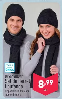 Oferta de Up2fashion - Set De Barret I Bufanda por 8,99€ en ALDI