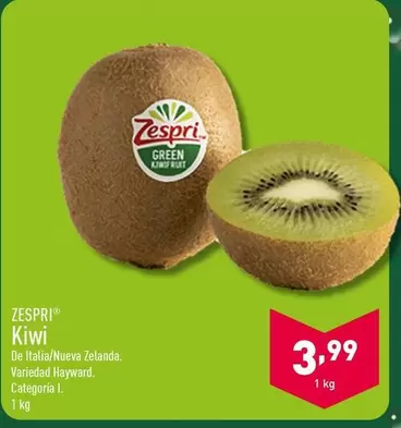 Oferta de Zespri - Kiwi por 3,99€ en ALDI