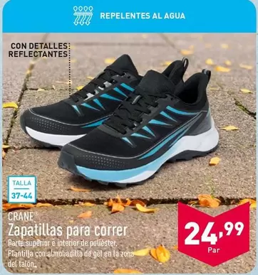 Oferta de Crane - Zapatillas Para Correr por 24,99€ en ALDI