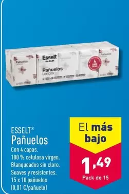 Oferta de Esselt - Pañuelos por 1,49€ en ALDI