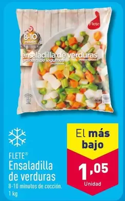 Oferta de Flete - Ensaladilla De Verduras por 1,05€ en ALDI