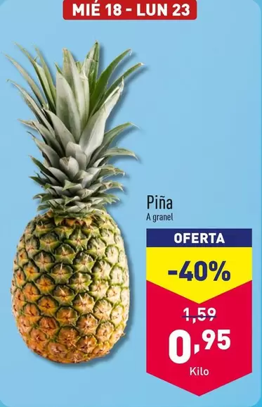 Oferta de Piña por 0,95€ en ALDI