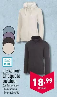 Oferta de Up2fashion - Chaqueta Outdoor  por 18,99€ en ALDI