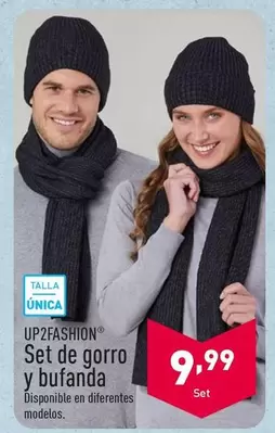 Oferta de Up2fashion - Set De Gorro Y Bufanda  por 9,99€ en ALDI