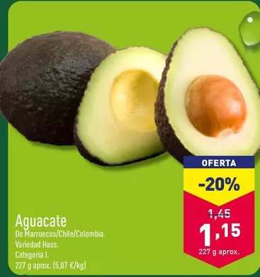 Oferta de Aguacate  por 1,15€ en ALDI