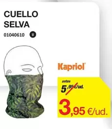 Oferta de Cuello Selva por 3,95€ en Distriplac