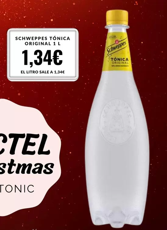 Oferta de Schweppes - Coctel Christmas por 1,34€ en Sangüi