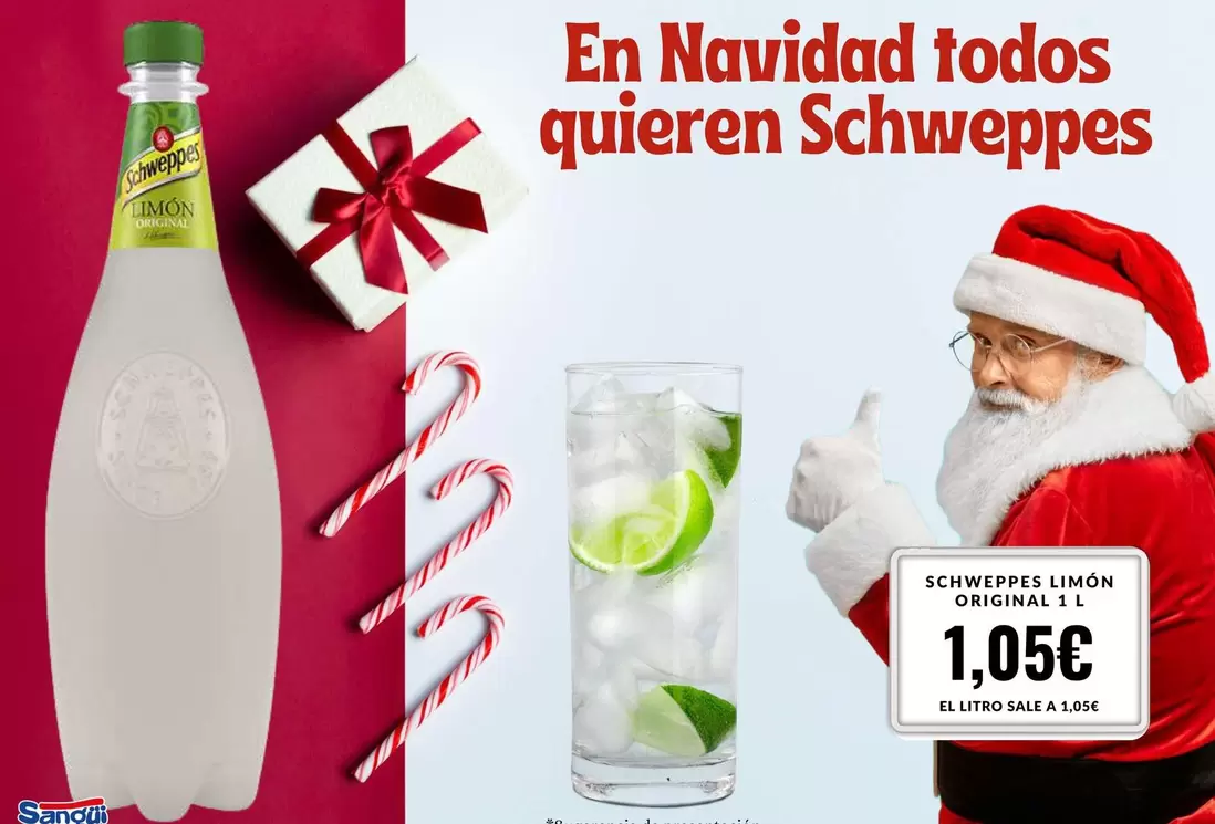 Oferta de Schweppes - Limón Original por 1,05€ en Sangüi