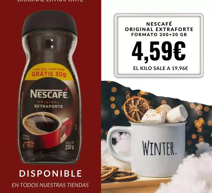 Oferta de Nescafé - Original Extraforte Formato por 4,59€ en Sangüi