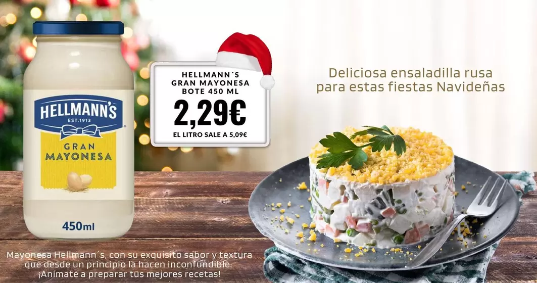 Oferta de Hellmann's - Gran Mayonesa por 2,29€ en Sangüi