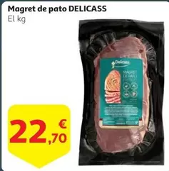 Oferta de Delicass - Magret De Pato por 22,7€ en Alcampo