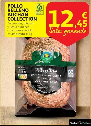 Oferta de Auchan - Pollo Relleno Collection por 12,45€ en Alcampo