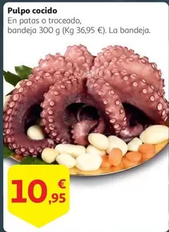 Oferta de Pulpo -  Cocido por 10,95€ en Alcampo