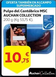 Oferta de Auchan - Pulpo Del Cantabrico Msc por 10,75€ en Alcampo