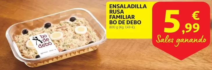 Oferta de Bo de Debò - Ensaladilla Rusa Familiar por 5,99€ en Alcampo