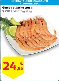 Oferta de Gamba Plancha Cruda por 24,95€ en Alcampo