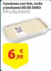 Oferta de Bo de Debò - Canelones Con Foie, Trufa Y Bechamel por 6,99€ en Alcampo