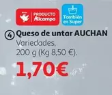 Oferta de Auchan - Queso De Untar por 1,7€ en Alcampo