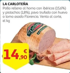 Oferta de La Carloteña - Pollo Relleno Al Horno Con Ibericos por 14,9€ en Alcampo