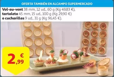 Oferta de Alcampo - Vol-au-vent por 2,99€ en Alcampo