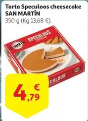 Oferta de San - Tarta Speculoos Cheesecake por 4,79€ en Alcampo