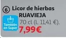 Oferta de Ruavieja - Licor De Hierbas por 7,99€ en Alcampo