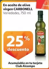 Oferta de Carbonell - En Aceite De Oliva Virgen en Alcampo