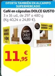 Oferta de Nescafé - Cafe En Capsulas Dolce Gusto por 11,95€ en Alcampo