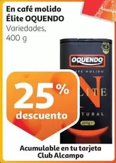 Oferta de Oquendo - En Café Molido Élite en Alcampo