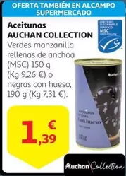 Oferta de Auchan - Aceitunas por 1,39€ en Alcampo