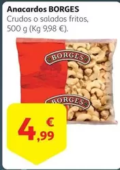 Oferta de Borges - Anacardos por 4,99€ en Alcampo