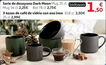 Oferta de Bidasoa - Serie De Desayuno Dark Moon Mug por 1,5€ en Alcampo