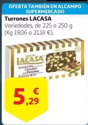 Oferta de La casa - Turrones por 5,29€ en Alcampo