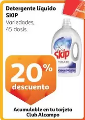 Oferta de Skip - Detergente Líquido en Alcampo