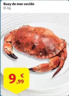 Oferta de Buey De Mar Cocido por 9,99€ en Alcampo